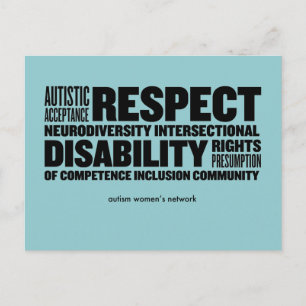 AWN Word Cloud Postcard