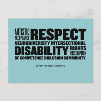 AWN Word Cloud Postcard