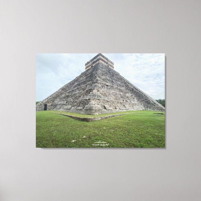 aWorld2Celebrate: El Castillo, Chichén Itzá Canvas Print (Front)