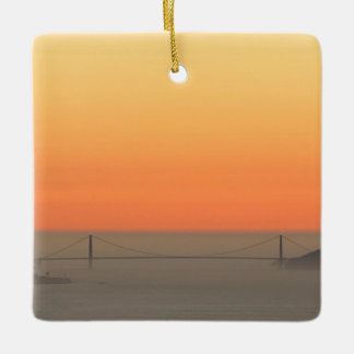 aWorld2Celebrate: Golden Gate Ceramic Ornament