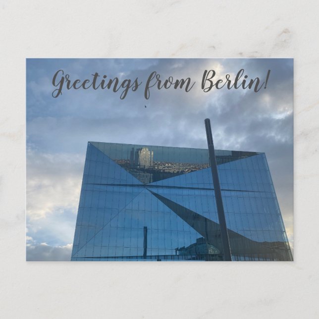 aWorld2Celebrate: Greetings from Berlin! Postcard (Front)