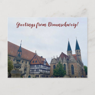 aWorld2Celebrate: Greetings from Braunschweig! Postcard
