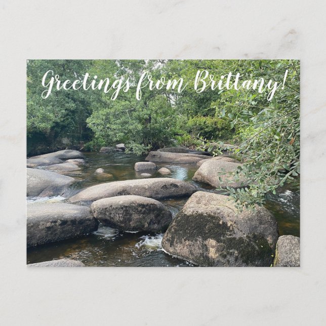 aWorld2Celebrate: Greetings from Brittany! Postcard (Front)