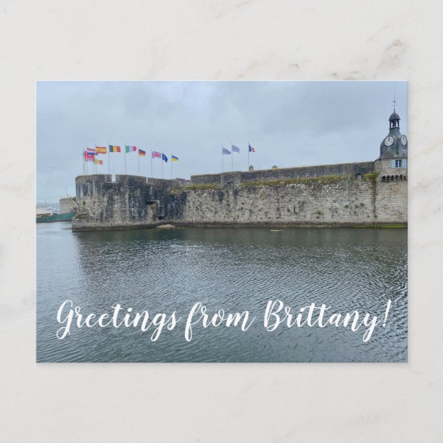 aWorld2Celebrate: Greetings from Brittany! Postcard (Front)