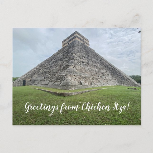 aWorld2Celebrate: Greetings from Chichén Itzá! Postcard (Front)