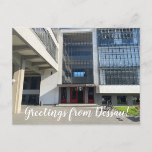 aWorld2Celebrate: Greetings from Dessau! Postcard