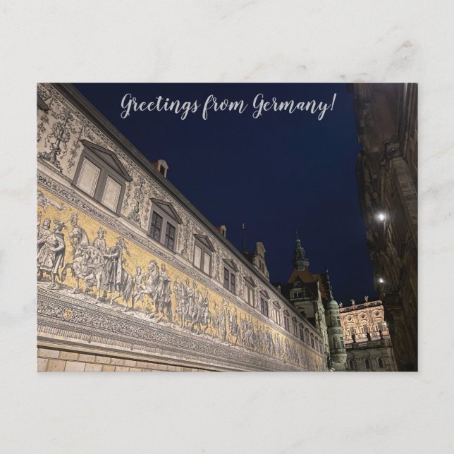 aWorld2Celebrate: Greetings from Germany! Postcard (Front)