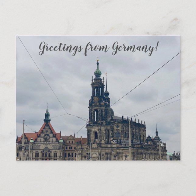 aWorld2Celebrate: Greetings from Germany! Postcard (Front)