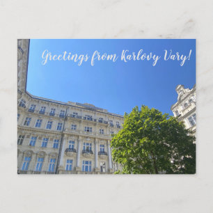 aWorld2Celebrate: Greetings from Karlovy Vary! Postcard