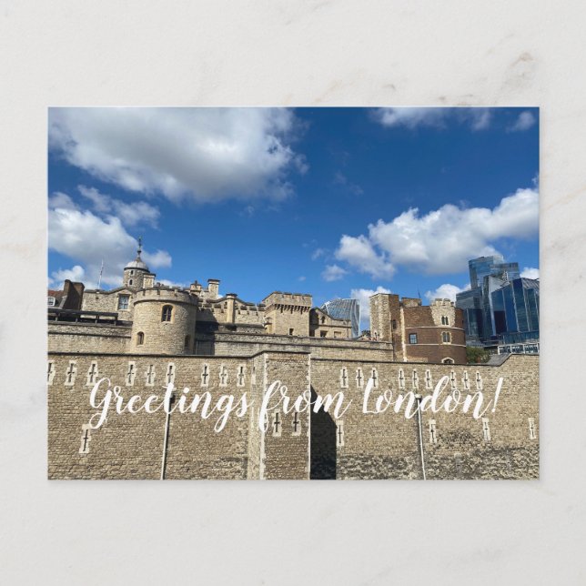 aWorld2Celebrate: Greetings from London! Postcard (Front)