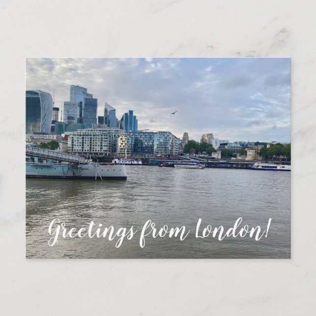 aWorld2Celebrate: Greetings from London! Postcard (Front)