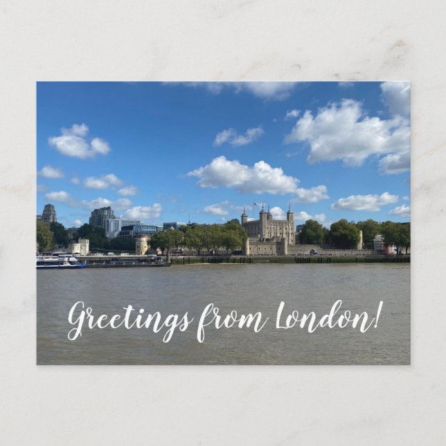 aWorld2Celebrate: Greetings from London! Postcard (Front)