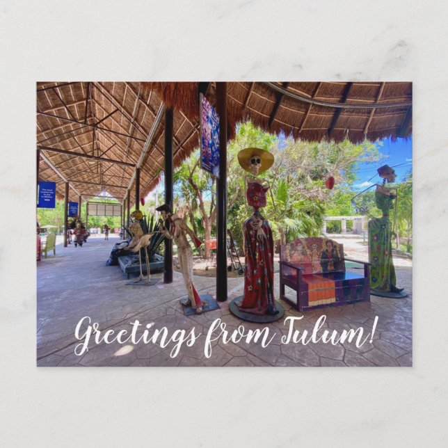aWorld2Celebrate: Greetings from Tulum! Postcard (Front)