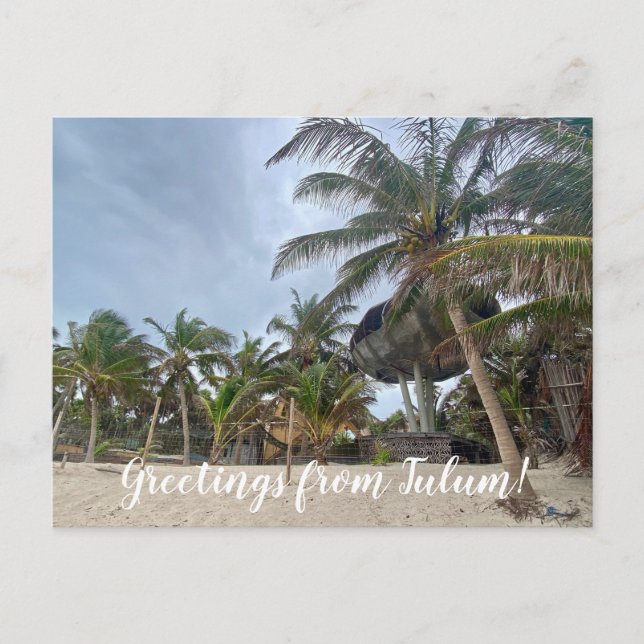 aWorld2Celebrate: Greetings from Tulum! Postcard (Front)