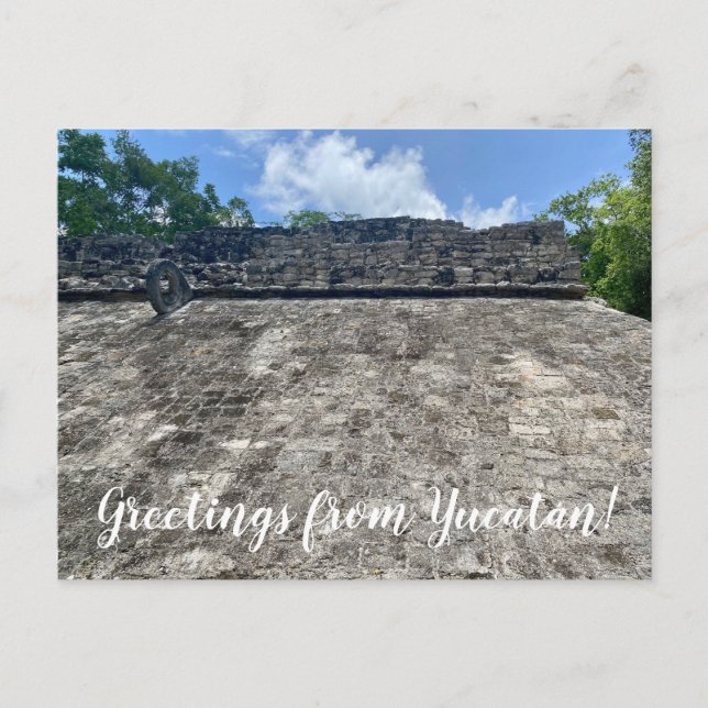 aWorld2Celebrate: Greetings from Yucatán! Postcard (Front)