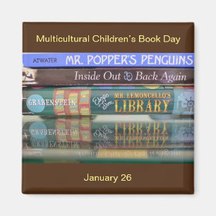 aWorld2Celebrate:Multicultural Children's Book Day Magnet