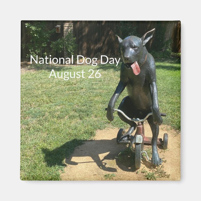 aWorld2Celebrate: National Dog Day Magnet (Front)