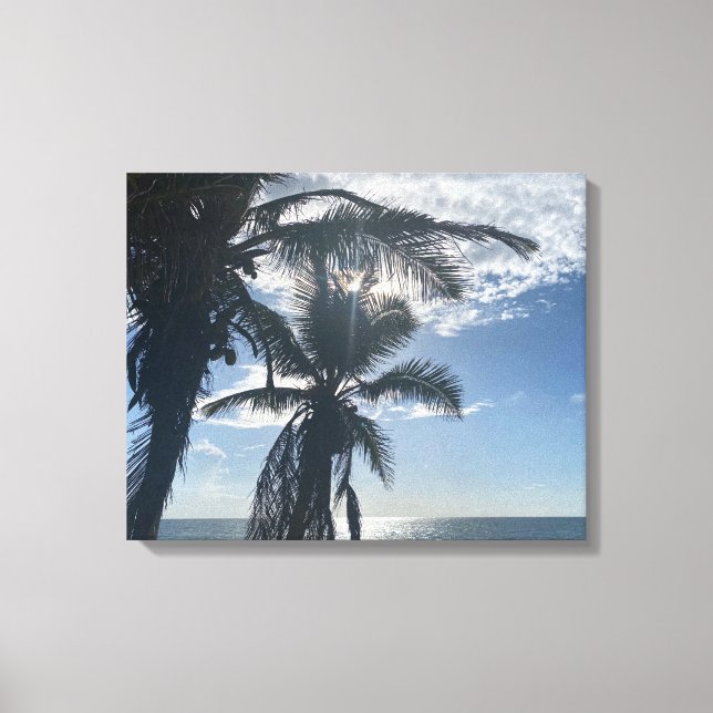 aWorld2Celebrate: Tulum Blues Canvas Print (Front)