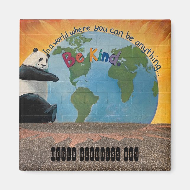 aWorld2Celebrate: World Kindness Day Magnet (Front)