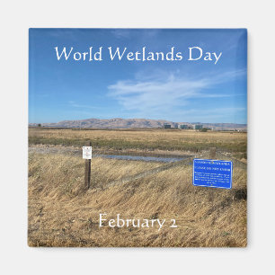 aWorld2Celebrate: World Wetlands Day Magnet