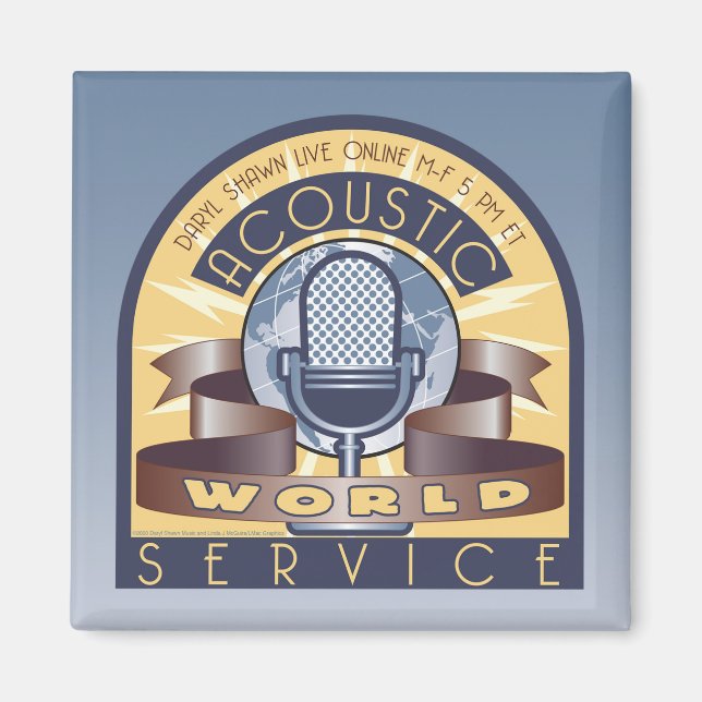 AWS 2-Inch Square Magnet (Front)