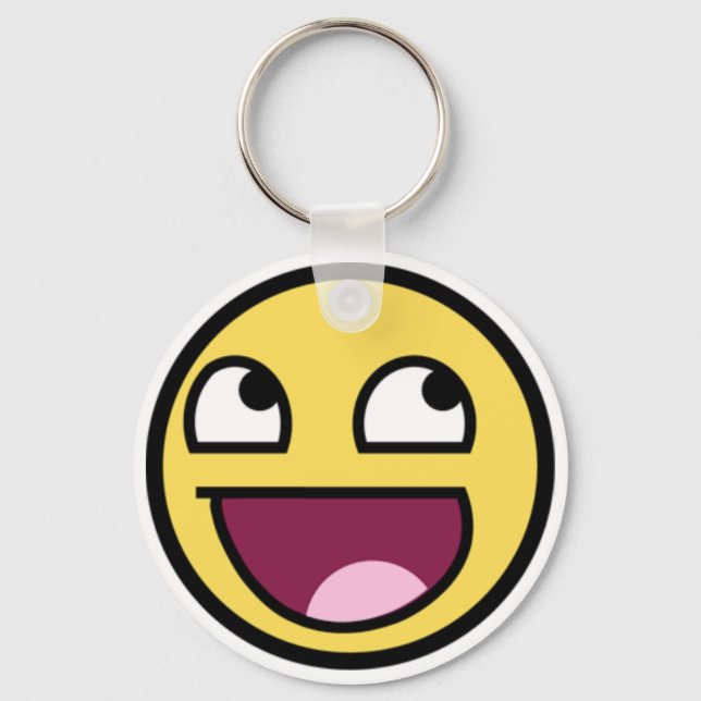 Awsome Face Key Ring (Front)