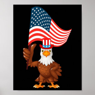 Awsome Patriotic Eagle Usa Tee2 Poster
