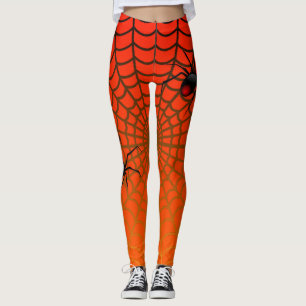 Awsome Spider and Web design Cool Halloween Leggings