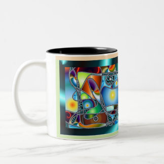 awsone four Two-Tone coffee mug