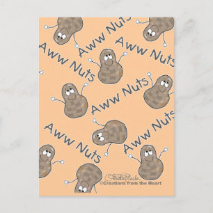 Aww Nuts Collage Postcard