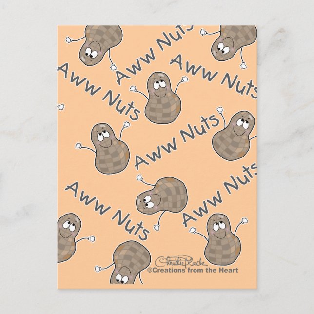 Aww Nuts Collage Postcard (Front)