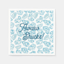 Aww Shucks Cocktail Napkin