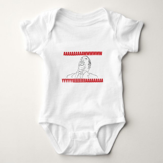 Awww yeaaah baby bodysuit (Front)