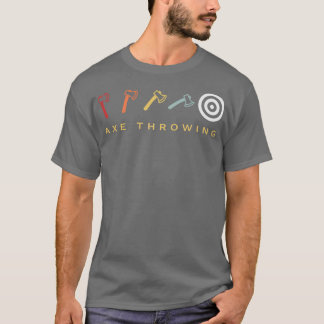 Ax Throwing Target Retro Vintage 2 T-Shirt