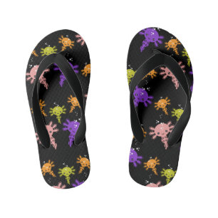 Axaotl Salamander Kids Gift Kid's Flip Flops