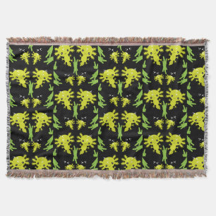 Axaotl Salamander Kids Gift Throw Blanket