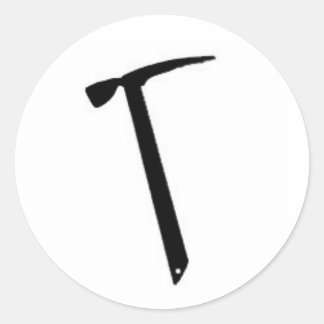 AXE CLASSIC ROUND STICKER