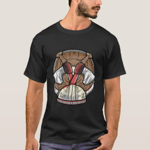 Axe Fighting Helmet Wooden T-Shirt