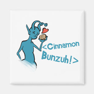 Axe Hearts Buns Square or Circular Magnet