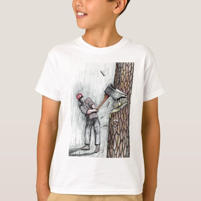 Axe Man no chainsaw T-Shirt (Front)
