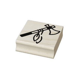 axe rubber stamp