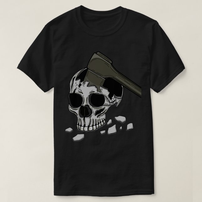 Axe skull ver 2 T-Shirt (Design Front)