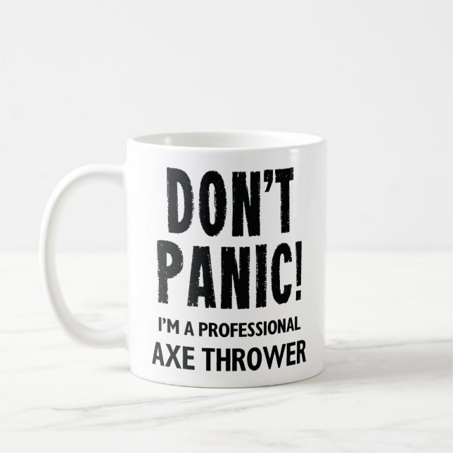 Axe Thrower Coffee Mug (Left)