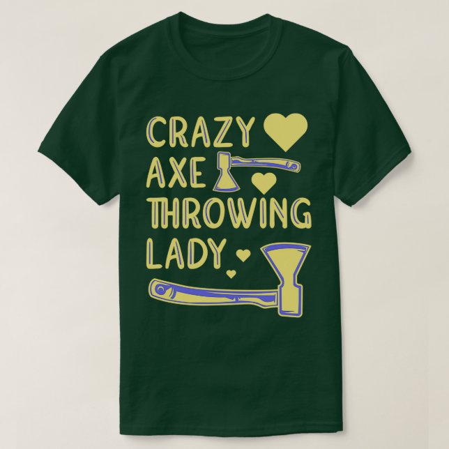 Axe Throwing 124 T-Shirt (Design Front)