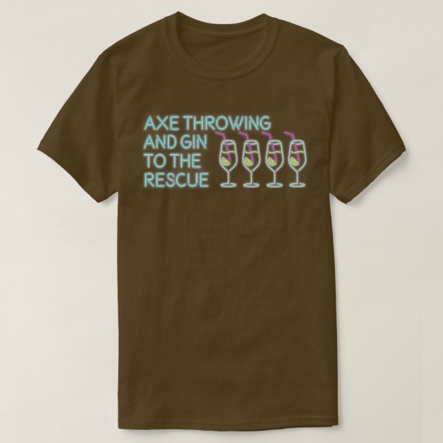 Axe Throwing 125 T-Shirt (Design Front)