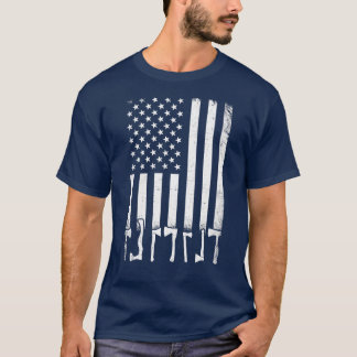 axe throwing american flag T-Shirt