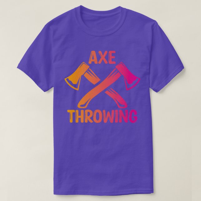 Axe Throwing Axe Throwing Lovers Axe Throwing Desi T-Shirt (Design Front)