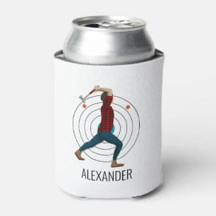 Axe Throwing Can Cooler