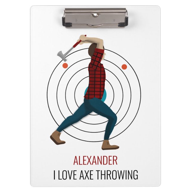 Axe Throwing Clipboard (Front)
