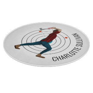 Axe Throwing Cutting Board